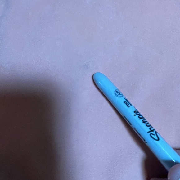 Bob Mackie Peach Button-Up Shirt with Silver & gold Embroidery - Picture 4 of 5